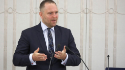 Prezes IPN dr Karol Nawrocki. Fot. PAP/T. Gzell