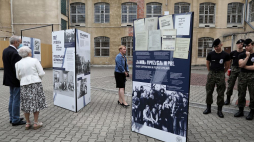 Wystawa „TU rodziła się opozycja. Między Czerwcem’76 a Sierpniem’80” w siedzibie Muzeum Żołnierzy Wyklętych i Więźniów Politycznych PRL w Warszawie. Fot. PAP/A. Zawada