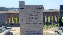 Nowy nagrobek Hieronima Zielonackiego. Źródło: IPN