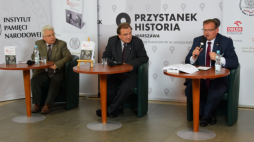 Dyskusja wokół książki „Osobista historia Porozumienia Centrum. U źródeł PiS”. Źródło: UdSKiOR