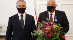 70. urodziny prezesa ZASP Juliusza Krzysztofa Szustera. Źródło: MKDNiS