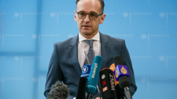Szef MSZ Niemiec Heiko Maas. Fot. PAP/EPA/C. Bilan