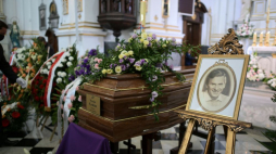 Warszawa, 14.09.2021. Msza żałobna w intencji aktora Wiesława Gołasa w kościele pw. św. Karola Boromeusza na warszawskich Starych Powązkach. Fot. PAP/M. Obara