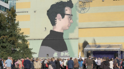 Mural upamiętniający Jana Lityńskiego w Warszawie. Fot. PAP/M. Marek