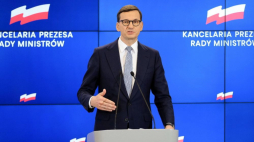 Warszawa, 26.10.2021. Prezes Rady Ministrów Mateusz Morawiecki. Fot. PAP/M. Marek