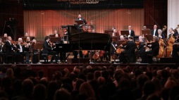 Pianista Martin Garcia Garcia w drugim dniu przesłuchań w finale Konkursu Chopinowskiego w sali koncertowej Filharmonii Narodowej w Warszawie. Fot. PAP/W. Olkuśnik