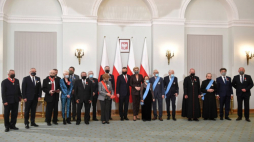 Uroczystość wręczenia odznaczeń państwowych z okazji Narodowego Święta Niepodległości w Pałacu Prezydenckim. Warszawa, 11.11.2021. Fot. PAP/R. Pietruszka