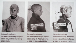 Wystawa na terenie kompleksu Nowa Gdynia w Zgierzu z okazji spotkania z ocalałymi byłymi więźniami niemieckiego obozu dla polskich dzieci. 09.2021. Fot. PAP/R. Zawistowski
