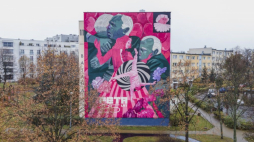 Mural na 25-lecie festiwalu FETA. Fot. Jerzy Pinkas. Źródło: materiały prasowe Urzędu Miejskiego w Gdańsku
