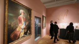 Wernisaż wystawy „Splendor władzy. Wettynowie na tronie Rzeczypospolitej” w Muzeum Łazienki Królewskie w Warszawie. Fot. PAP/P. Supernak