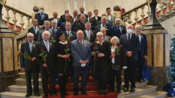 Uroczystość wręczenia Krzyży Wolności i Solidarności w Katowicach. 10.12.2021. Fot. K. Liszka / IPN