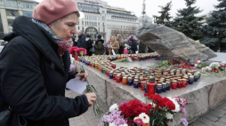 Akcja Memoriału „Przywracanie imion”. Moskwa, 29.10.2019. Fot. PAP/EPA