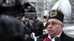 Przywódca strajku w kopalni Wujek, Stanisław Płatek. Fot. PAP/A. Grygiel