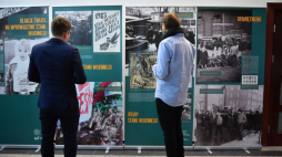 Uroczyste otwarcie wystawy pt. „Stan wojenny 1981–1983” w gdańskiej siedzibie NSZZ „Solidarność”. Fot. PAP/A. Warżawa