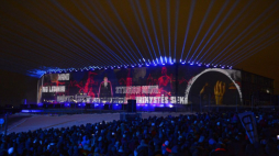 Widowisko inaugurujące Europejską Stolicę Kultury Kowno 2022. Fot. PAP/V. Doveiko