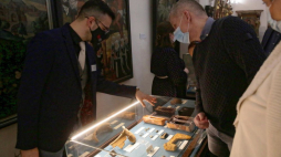 Otwarcie wystawy „Pokaz Nabytków 2021” w Muzeum Warmii i Mazur w Olsztynie. Fot. PAP/T. Waszczuk