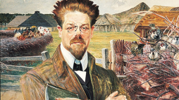 Portret Władysława Stanisława Reymonta (1905), pędzla Jacka Malczewskiego. Fot. PAP/Reprodukcja