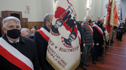 Msza w 33. rocznicę śmierci kapelana „Solidarności” ks. Stanisława Suchowolca w Kościele pw. Niepokalanego Serca Maryi w Białymstoku. Fot. PAP/A. Reszko