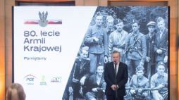 Warszawa, 14.02.2022. Wicepremier, minister kultury i dziedzictwa narodowego Piotr Gliński podczas konferencji prasowej w Muzeum Narodowym w Warszawie. Fot. A. Lange