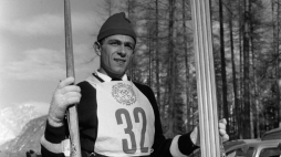 Franciszek Groń-Gąsienica. 1956 r. Fot. PAP/CAF/J. Baranowski