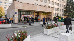 Plac Marii Skłodowskiej-Curie w miasteczku uniwersyteckim UMCS w Lublinie. Fot. PAP/W. Jargiło