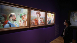 Wystawa "Jacek Malczewski romantyczny" w Gmachu Głównym Muzeum Narodowego w Krakowie. Fot. PAP/Ł. Gągulski
