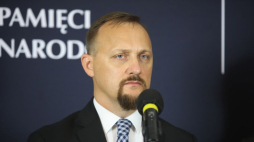 Rzecznik prasowy Instytutu Pamięci Narodowej Rafał Leśkiewicz. Fot. PAP/W. Olkuśnik