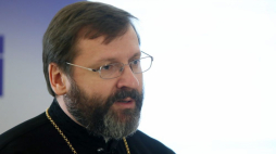 Zwierzchnik Ukraińskiego Kościoła Greckokatolickiego Światosław Szewczuk. Fot. T. Gzell