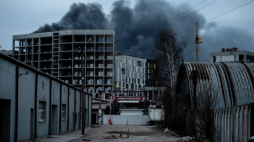 Ukraina, 26.03.2022. Atak rakietowy na Lwów. Fot. PAP/W. Jargiło