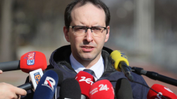 Rzecznik prasowy ministra koordynatora służb specjalnych, dyrektor departamentu bezpieczeństwa narodowego Stanisław Żaryn. Fot. PAP/P. Supernak