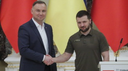 Prezydent Andrzej Duda i prezydent Wołodymyr Zełenski. Fot. PAP/EPA