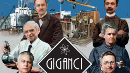 Plenerowa wystawa „Giganci nauki” w Krakowie