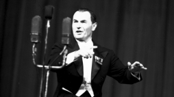Warszawa 1958. Występ Jana Kiepury, polskiego śpiewaka (tenor) i aktora. Fot. PAP/CAF- archiwum 