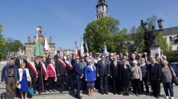Szef Urzędu do Spraw Kombatantów i Osób Represjonowanych Jan Józef Kasprzyk (7P) przybył z XXV Pielgrzymką Osób Represjonowanych na Jasną Górę. Fot. PAP/W. Deska