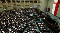 Warszawa, 01.06.2019. Uczestnicy XXV Posiedzenia Sejmu Dzieci i Młodzieży na sali sejmowej. Fot. PAP/R. Guz