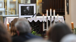 Kraków, 23.05.2022. Uroczystości pogrzebowe aktora Jerzego Treli w kościele oo. dominikanów. Fot. PAP/Art Service 2
