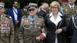 Katowice, 28.05.2022. Uroczysty Apel Pamięci przed pomnikiem Powstańców Śląskich w Katowicach. Fot. PAP/Z. Meissner