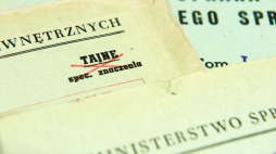 Akta osobowe i operacyjne Służby Bezpieczeństwa w okresie PRL w archiwum oddziału Instytutu Pamięci Narodowej w Gdańsku. Fot. PAP/A. Warżawa