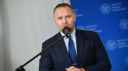 Prezes Instytutu Pamięci Narodowej Karol Nawrocki. Fot. PAP/M. Obara