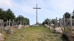 Góra Krzyży w Gibach. Fot. PAP/A. Reszko