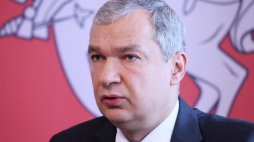 Białoruski polityk Paweł Łatuszka. Fot. PAP/L. Szymański