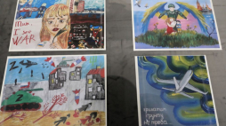 Wystawa „Mamo ja nie chcę wojny!!! Polsko-ukraiński projekt archiwalny”. Fot. PAP/T. Gzell