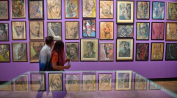 Warszawa, 07.07.2022. Otwarcie wystawy pt. „Witkacy. Sejsmograf epoki przyspieszenia” w Muzeum Narodowym. Fot. PAP/R. Pietruszka