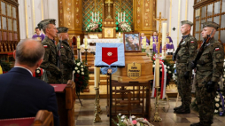 Uroczystości pogrzebowe Zofii Posmysz w kościele NMP Wspomożenia Wiernych w Oświęcimiu. Fot. PAP/T. Wiktor