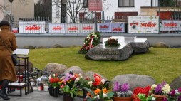 Grób ks. Jerzego Popiełuszki przy kościele św. Stanisława Kostki na warszawskim Żoliborzu. Fot. PAP/P. Nowak