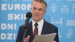 Wiceminister kultury i dziedzictwa narodowego, generalny konserwator zabytków Jarosław Sellin podczas konferencji prasowej zapowiadającej 30. edycję Europejskich Dni Dziedzictwa. Fot. PAP/M. Marek