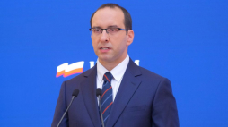 Sekretarz stanu w Kancelarii Prezesa Rady Ministrów, Pełnomocnik Rządu ds. Bezpieczeństwa Przestrzeni Informacyjnej RP Stanisław Żaryn. Fot. PAP/M. Marek
