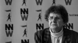 Maria Wittner podczas spotkania w ramach IX Festiwalu Filmowego NNW. Gdynia, 2017 r. Fot. PAP/J. Dzban