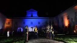 Premiera plenerowej "Nocy listopadowej" wg Stanisława Wyspiańskiego w Łazienkach Królewskich w Warszawie. Fot. PAP/R. Pietruszka