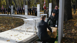 Uroczystości pogrzebowe obrońców Westerplatte na Cmentarzu Żołnierzy Wojska Polskiego. Fot. PAP/A. Warżawa